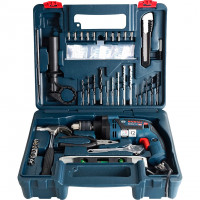Máy Khoan Động Lực Bosch 600W 1.5-13 mm GSB 13 RE Bộ 100 món