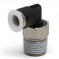 Đầu Nối Nhanh Khí Nén Dạng Cong 90° Ren Ngoài Pisco PL1/4-N2MU