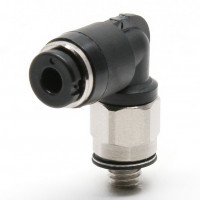 Đầu Nối Nhanh Khí Nén Dạng Cong 90° Ren Ngoài Pisco PL180-M3M-C