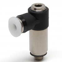 Đầu Nối Nhanh Khí Nén Dạng Cong 90° (Dài) Đầu Lục Giác Chìm Ren Ngoài Pisco POLL1/8-U10MU