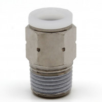 Đầu Nối Nhanh Khí Nén Dạng Thẳng Thân Lục Giác Ren Ngoài Pisco PC1/4-01M-C