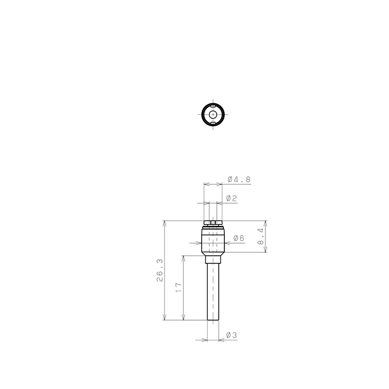 Đầu Nối Nhanh Khí Nén Giữa Ống Khí Và Fitting Dạng Nối Giảm Pisco PGJ3-2M-C_drawing