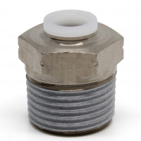Đầu Nối Nhanh Khí Nén Dạng Thẳng Thân Lục Giác Ren Ngoài Pisco PC1/4-03M-C