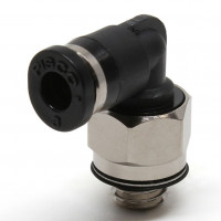 Đầu Nối Nhanh Khí Nén Dạng Cong 90° Ren Ngoài Pisco PL3-M5M-C