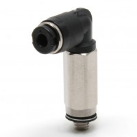 Đầu Nối Nhanh Khí Nén Dạng Cong 90° Ren Ngoài (Dài) Pisco PLL2-M3M-C