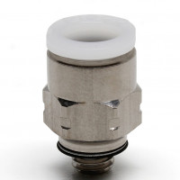 Đầu Nối Nhanh Khí Nén Dạng Thẳng Thân Lục Giác Ren Ngoài Pisco PC1/4-U10MU