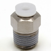 Đầu Nối Nhanh Khí Nén Dạng Thẳng Thân Lục Giác Ren Ngoài Pisco PC1/8-N0MU