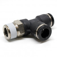Đầu Nối Nhanh Khí Nén Dạng Chữ T Ren Ngoài Pisco PD10-03W-C