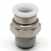 Đầu Nối Nhanh Khí Nén Dạng Thẳng Thân Lục Giác Ren Ngoài Pisco PC1/2-03-C