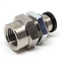Đầu Nối Nhanh Khí Nén Dạng Thẳng Ren Trong Ngoài Pisco PMF8-02W