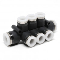 Đầu Nối Nhanh Khí Nén Chữ T 8 Ngã Dạng Nối Giảm Pisco PKVG3/8-5/16-C
