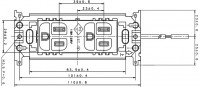 Ổ Cắm Đôi Có Dây Nối Đất Panasonic Màu Đỏ 15A-125V