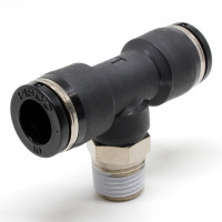Đầu Nối Nhanh Khí Nén Dạng Chữ T Ren Ngoài Pisco PB10-02-C