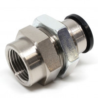 Đầu Nối Nhanh Khí Nén Dạng Thẳng Ren Trong Ngoài Pisco PMF12-03W-C