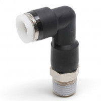 Đầu Nối Nhanh Khí Nén Dạng Cong 90° Ren Ngoài (Dài) Pisco PLL5/16-02W