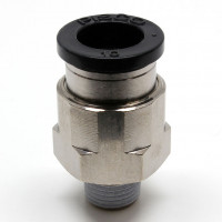 Đầu Nối Nhanh Khí Nén Dạng Thẳng Thân Lục Giác Ren Ngoài Pisco PC10-01W-C