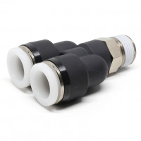 Đầu Nối Nhanh Khí Nén Dạng Chữ Y Ren Ngoài Pisco PX1/2-03W