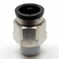 Đầu Nối Nhanh Khí Nén Dạng Thẳng Thân Lục Giác Ren Ngoài Pisco PC16-03-C