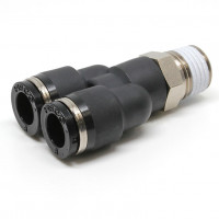 Đầu Nối Nhanh Khí Nén Dạng Chữ Y Ren Ngoài Pisco PX8-02-UC