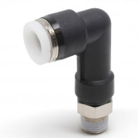 Đầu Nối Nhanh Khí Nén Dạng Cong 90° Ren Ngoài (Dài) Pisco PLL5/16-01
