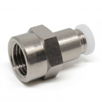 Đầu Nối Nhanh Khí Nén Dạng Thẳng Ren Trong Pisco PCF1/4-N2U