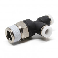 Đầu Nối Nhanh Khí Nén Dạng Chữ T Ren Ngoài Pisco PD1/4-03
