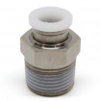 Đầu Nối Nhanh Khí Nén Dạng Thẳng Thân Lục Giác Ren Ngoài Pisco PC5/16-N3U