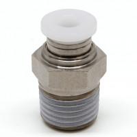 Đầu Nối Nhanh Khí Nén Dạng Thẳng Thân Lục Giác Ren Ngoài Pisco PC3/16-02-C