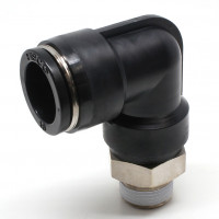 Đầu Nối Nhanh Khí Nén Dạng Cong 90° Ren Ngoài Pisco PL16-03W