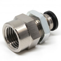 Đầu Nối Nhanh Khí Nén Dạng Thẳng Ren Trong Ngoài Pisco PMF6-N2U