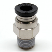 Đầu Nối Nhanh Khí Nén Dạng Thẳng Thân Lục Giác Ren Ngoài Pisco PC6-01W-C