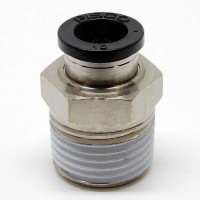 Đầu Nối Nhanh Khí Nén Dạng Thẳng Thân Lục Giác Ren Ngoài Pisco PC10-N4UW