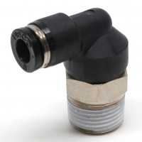 Đầu Nối Nhanh Khí Nén Dạng Cong 90° Ren Ngoài Pisco PL6-03-UC