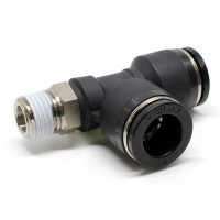 Đầu Nối Nhanh Khí Nén Dạng Chữ T Ren Ngoài Pisco PD12-02-C