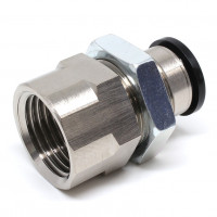 Đầu Nối Nhanh Khí Nén Dạng Thẳng Ren Trong Ngoài Pisco PMF12-04W-C