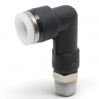 Đầu Nối Nhanh Khí Nén Dạng Cong 90° Ren Ngoài (Dài) Pisco PLL3/8-02