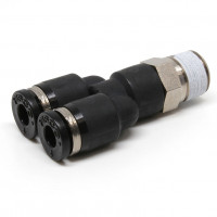 Đầu Nối Nhanh Khí Nén Dạng Chữ Y Ren Ngoài Pisco PX4-01W-C