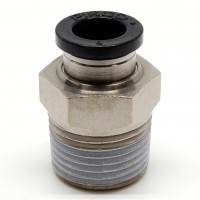Đầu Nối Nhanh Khí Nén Dạng Thẳng Thân Lục Giác Ren Ngoài Pisco PC8-N3U-C