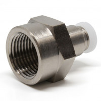 Đầu Nối Nhanh Khí Nén Dạng Thẳng Ren Trong Pisco PCF1/4-03-C