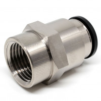 Đầu Nối Nhanh Khí Nén Dạng Thẳng Ren Trong Pisco PCF16-04W