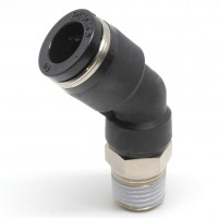 Đầu Nối Nhanh Khí Nén Dạng Cong 45° Ren Ngoài Pisco PLH10-02-C
