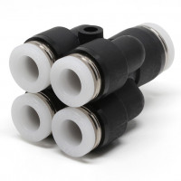 Đầu Nối Nhanh Khí Nén Chữ Y 5 Ngã Dạng Nối Giảm Pisco PRG5/16-1/4-C