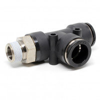 Đầu Nối Nhanh Khí Nén Dạng Chữ T Ren Ngoài Pisco PD16-03