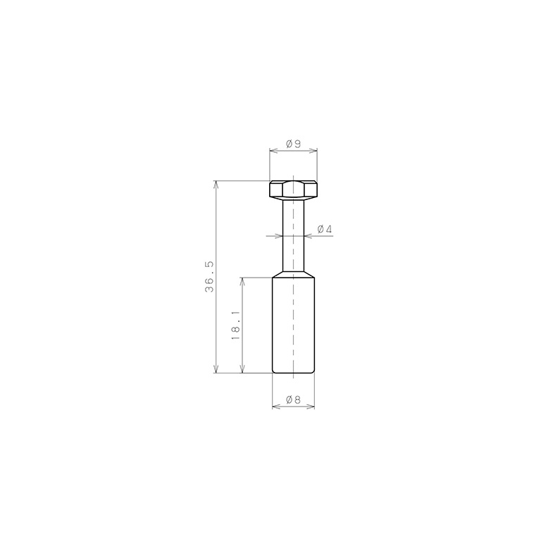 Nút Bịt Pisco PP8W_drawing