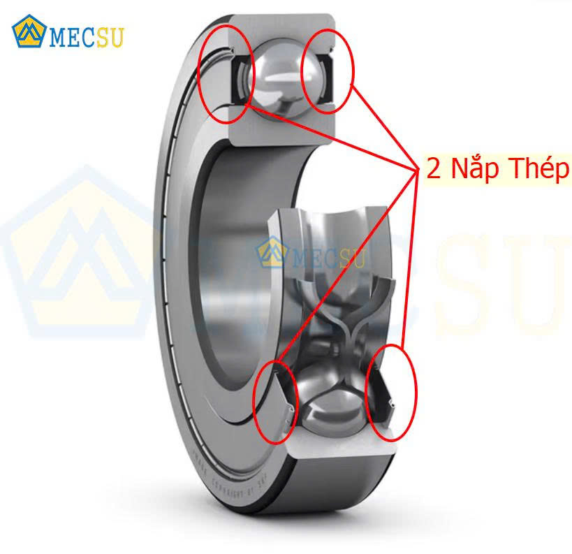 Ký hiệu "/C3" - Khe hở hướng tâm trí lớn hơn tiêu chuẩn: