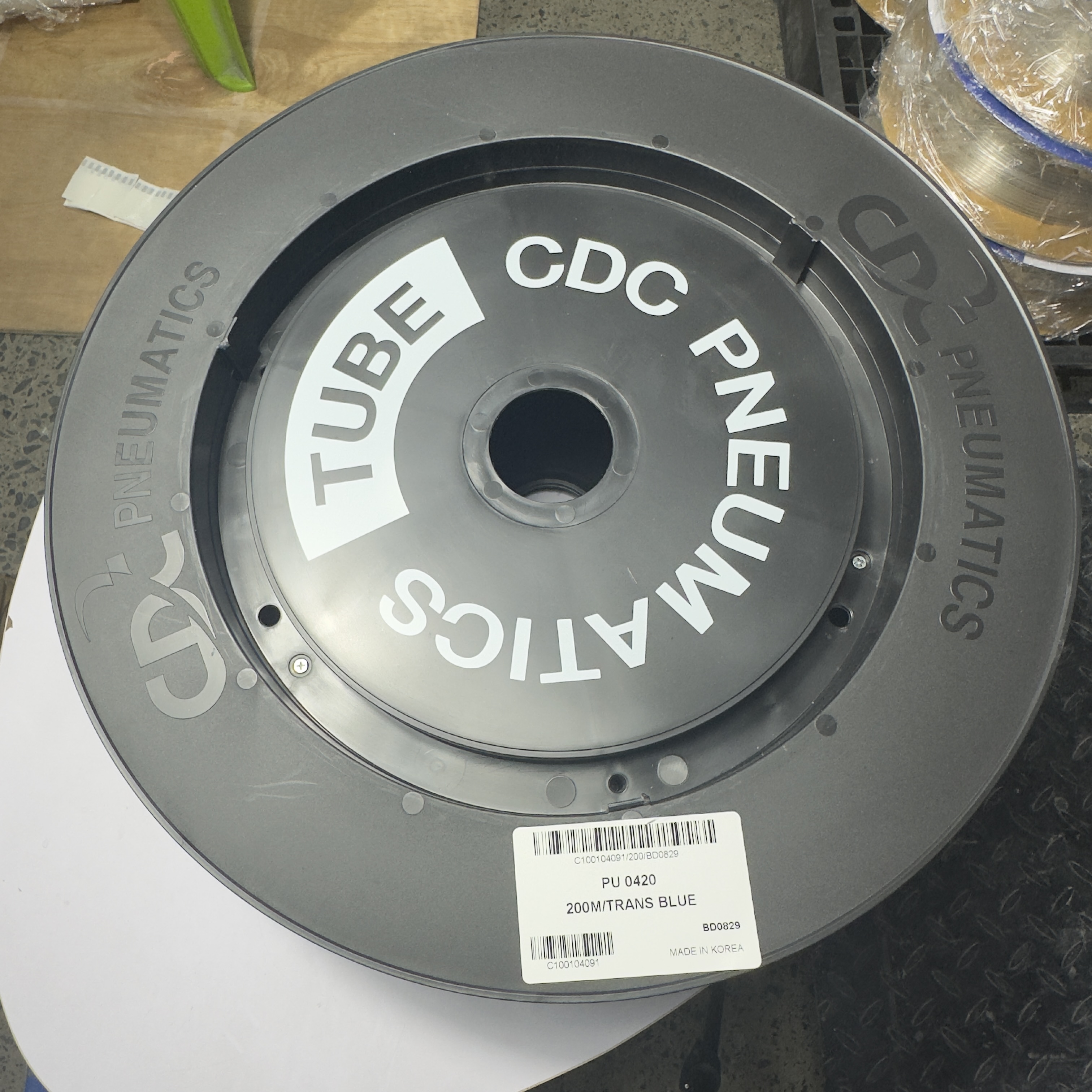 Hình ảnh Dây Hơi Ống Khí Nén Phi 3 PU - Xanh Trong ID 2 X OD 3mm (200m) CDC PU0320
