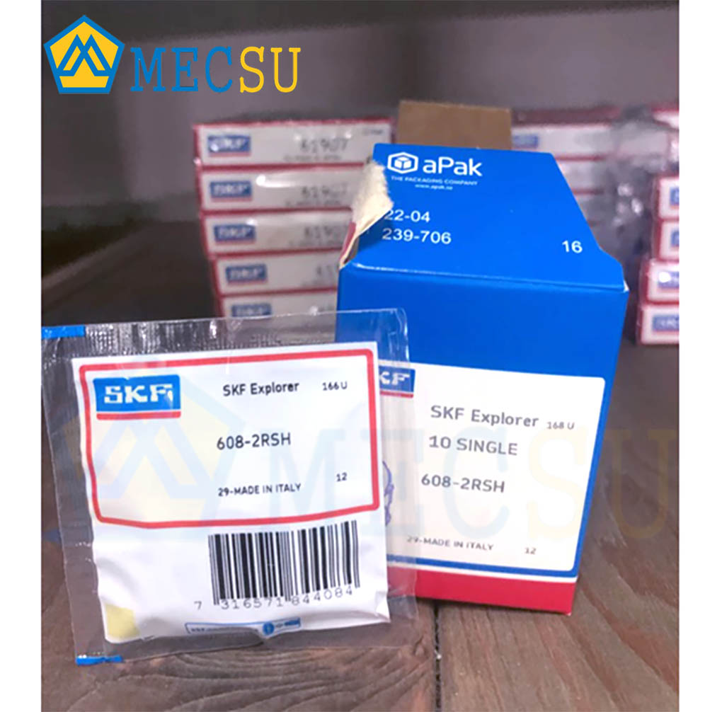 vòng bi cầu rãnh sâu 2 phớt cao su SKF 6303-2RSH
