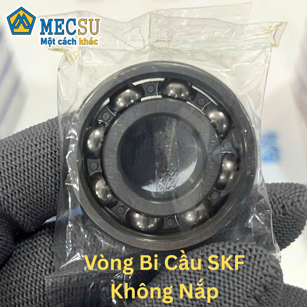 Vòng Bi Cầu Rãnh Sâu SKF 6202 (15x35x11) Không Nắp, ảnh sản phẩm thực tế rõ nét